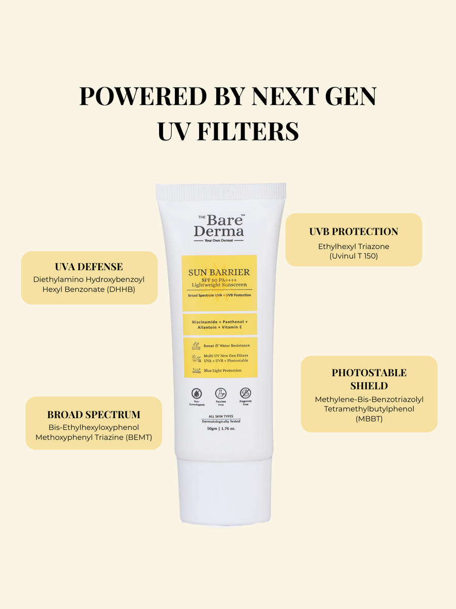 Sun Barrier SPF 50 PA ++++ Sunscreen